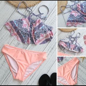 Two piece bathing suit NWOT